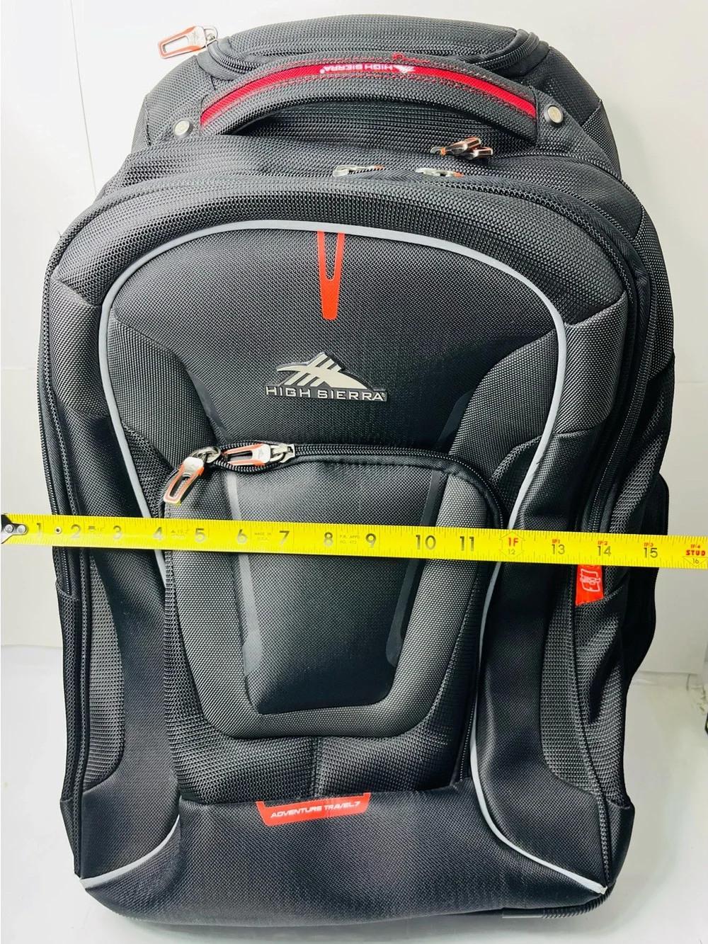 High Sierra Adventure Travel 7 Wheeled Backpack Rolling Carry-On Luggage